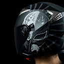 CASCO JAGUAR SEMI INTEGRAL WARRIOR L VISOR DARK GREY