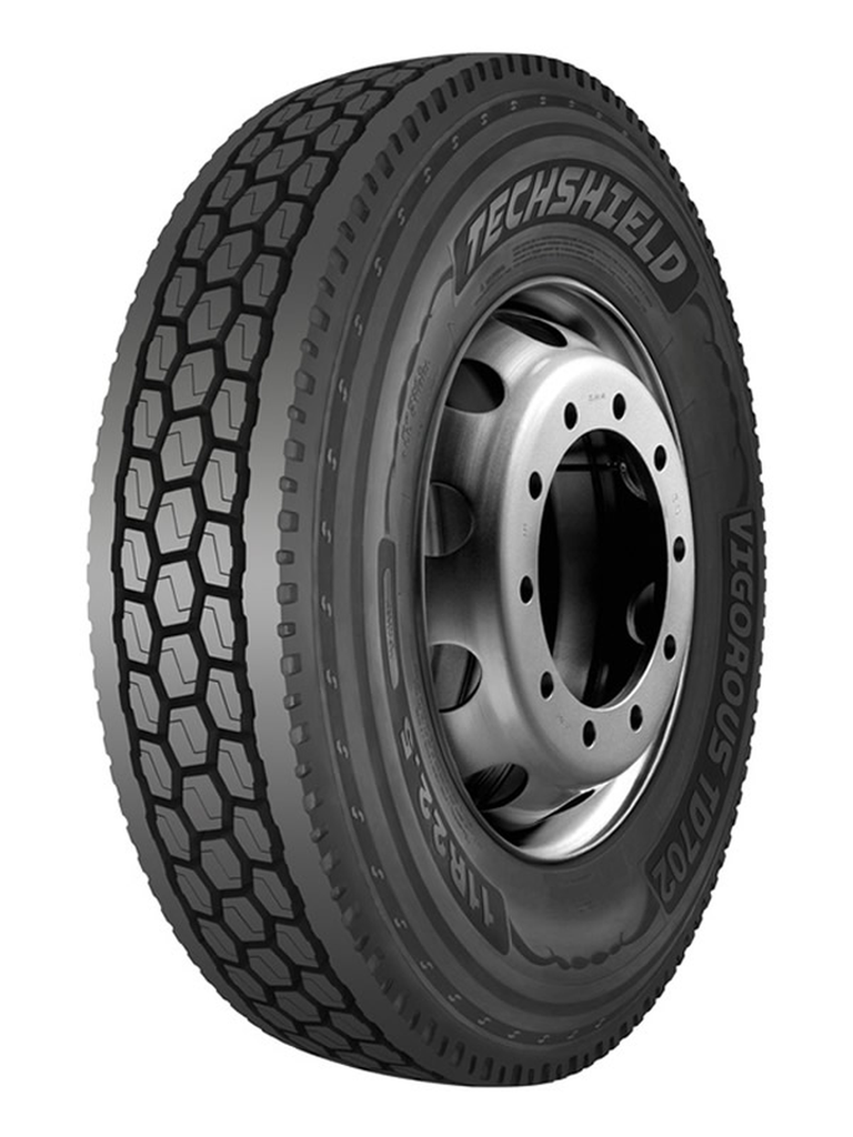 Llanta LT 11 R24.5 149M A A Techshield Vigorous Td702