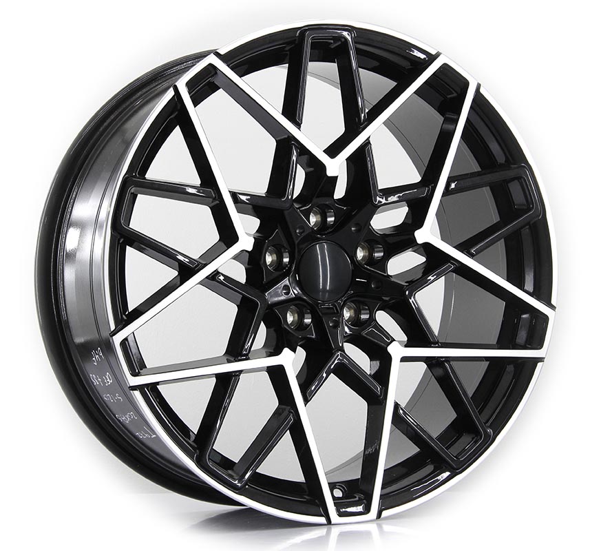 Rin 20 8.5 5X120 Rcp T972 Black Machined Face ET40 CB72.6